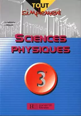 Couverture du produit · Tout simplement, Sciences physiques, 3e