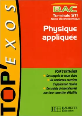 Couverture du produit · Physique appliquée, Terminale STI Génie électronique