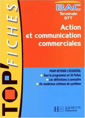 Couverture du produit · Action et communication commerciales, terminale STT