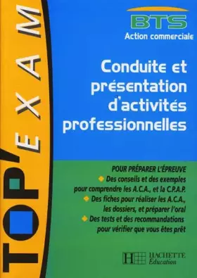 Couverture du produit · BTS Action commerciale : Conduite et présentation d'activités professionnelles