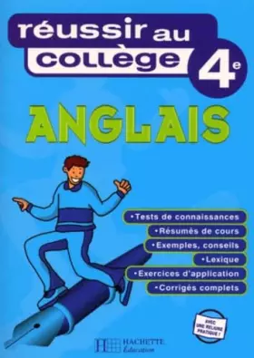 Couverture du produit · Réussir au collège : Anglais, 4ème