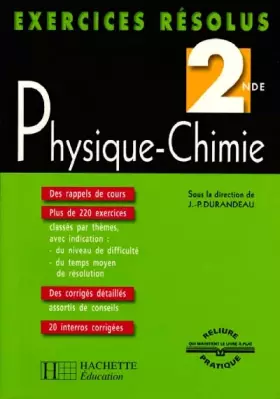 Couverture du produit · Exercices résolus : Physique - Chimie, 2nde