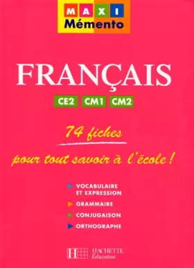 Couverture du produit · Français CE2/CM1/CM2