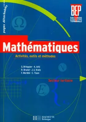 Couverture du produit · Activités maths, BEP, tertiaire, seconde, terminale. Elève
