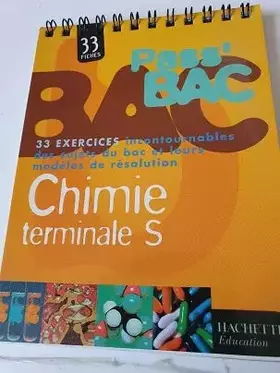 Couverture du produit · Pass bac chimie, terminale S