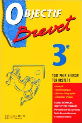 Couverture du produit · Objectif Brevet, 3ème