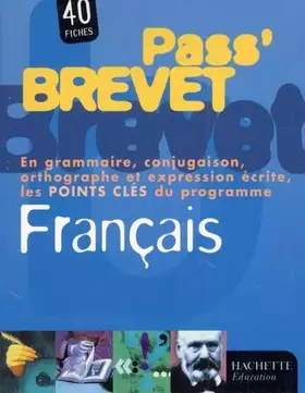 Couverture du produit · Pass'Brevet : Français