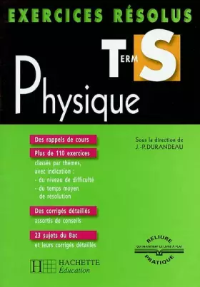 Couverture du produit · Exercices résolus : Physique, terminale S