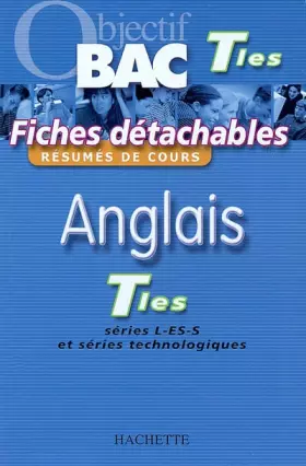 Couverture du produit · Objectif Bac - Fiches détachables : Anglais, terminales