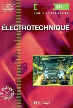 Couverture du produit · Electrotechnique Term. STI - Livre élève - Ed.2003