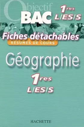 Couverture du produit · Géographie 1res L, ES, S