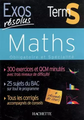 Couverture du produit · Maths Tle S Obligatoire et spécialité