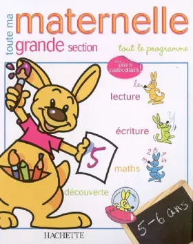 Couverture du produit · Toute ma maternelle grande section