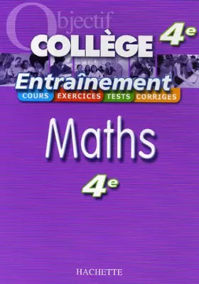 Couverture du produit · Maths 4e