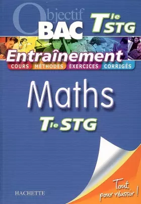Couverture du produit · Maths Tle STG : Entraînement