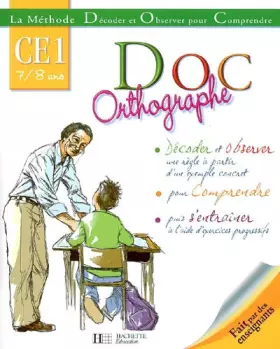 Couverture du produit · Doc Orthographe CE1 7/8 ans