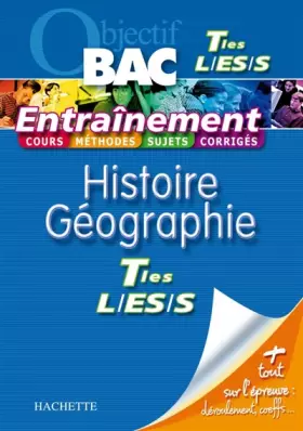 Couverture du produit · Histoire Géographie Tes L, ES, S