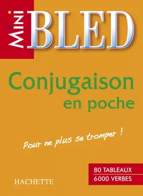 Couverture du produit · Conjugaison en poche : Pour ne plus se tromper !