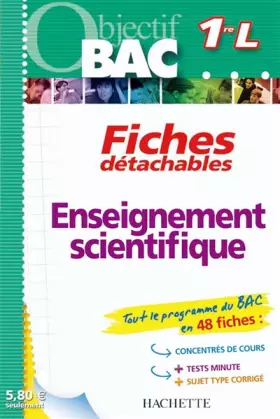 Couverture du produit · Enseignement scientifique 1e L