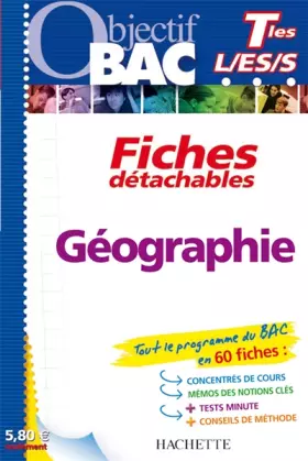 Couverture du produit · Géographie Tle L/ES/S