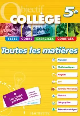 Couverture du produit · Toutes les matières 5e