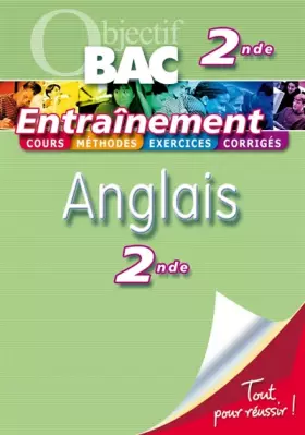 Couverture du produit · Anglais 2e : Entraînement