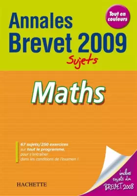 Couverture du produit · Maths Brevet : Sujets