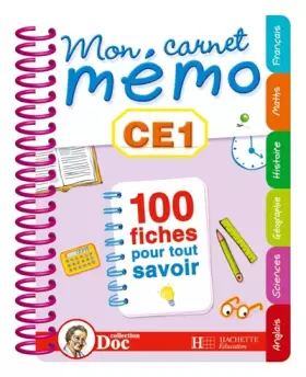 Couverture du produit · DOC - Mon carnet mémo CE1: CE1