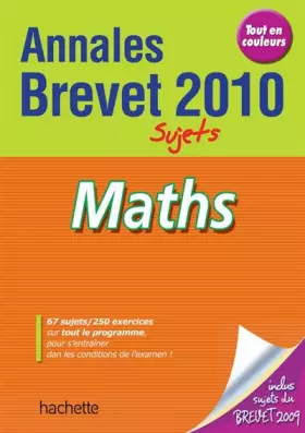Couverture du produit · Maths 2010