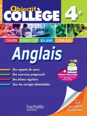 Couverture du produit · Anglais 4e