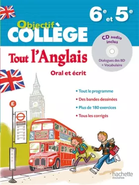 Couverture du produit · OBJECTIF COLLEGE - Tout l'Anglais 6e-5e