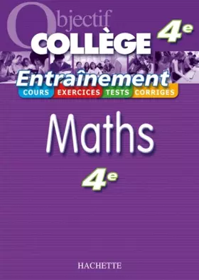Couverture du produit · Maths 4e : Entraînement