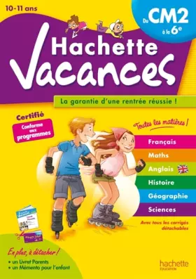 Couverture du produit · Hachette Vacances - Du CM2 à la 6e