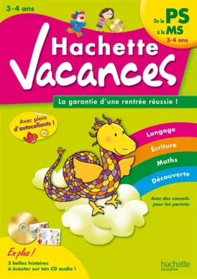 Couverture du produit · Hachette Vacances - de PS à MS 3/4 ans