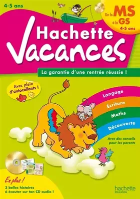 Couverture du produit · Hachette Vacances - de MS à GS 4/5 ans