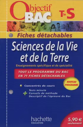 Couverture du produit · Objectif Bac - Fiches détachables - SVT Terminale S