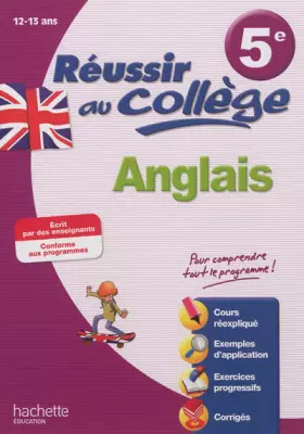 Couverture du produit · Réussir au collège - Anglais 5e