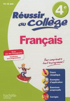 Couverture du produit · Réussir au collège - Français 4e