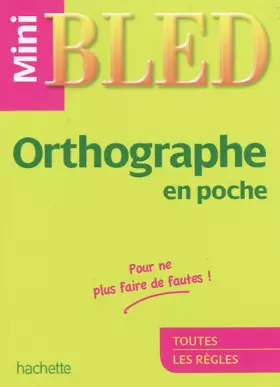 Couverture du produit · Mini Bled Orthographe