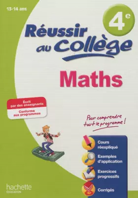 Couverture du produit · Réussir au collège - Maths 4e