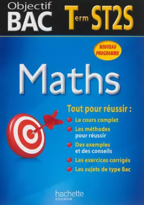 Couverture du produit · Objectif Bac - Maths Terminale ST2S