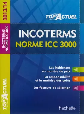 Couverture du produit · TOP'Actuel - INCOTERMS NORME ICC 3000