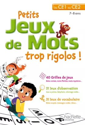 Couverture du produit · Petits jeux de mots trop rigolos - Du CE1 au CE2