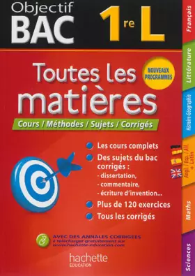 Couverture du produit · Objectif Bac - Toutes les matières 1re L