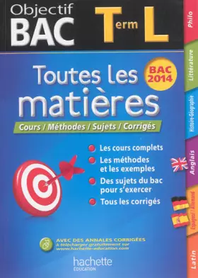Couverture du produit · Objectif Bac - Toutes les matières Terminale L