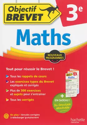 Couverture du produit · Objectif Brevet - L'épreuve de Maths