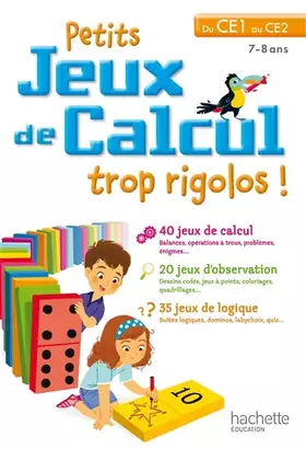 Couverture du produit · Petits jeux de calcul du CE1 au CE2 - Cahier de vacances