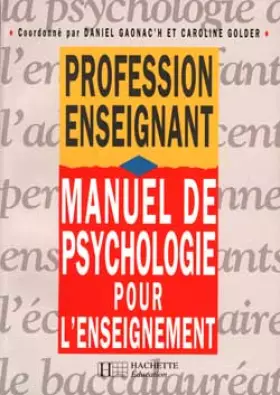 Couverture du produit · Manuel de psychologie pour l'enseignement
