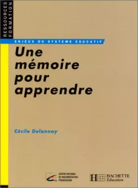 Couverture du produit · Une mémoire pour apprendre