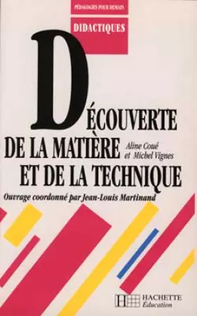 Couverture du produit · Découverte de la matière et de la technique
